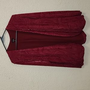 Women's Sweater TORRID, cherry color, size 2